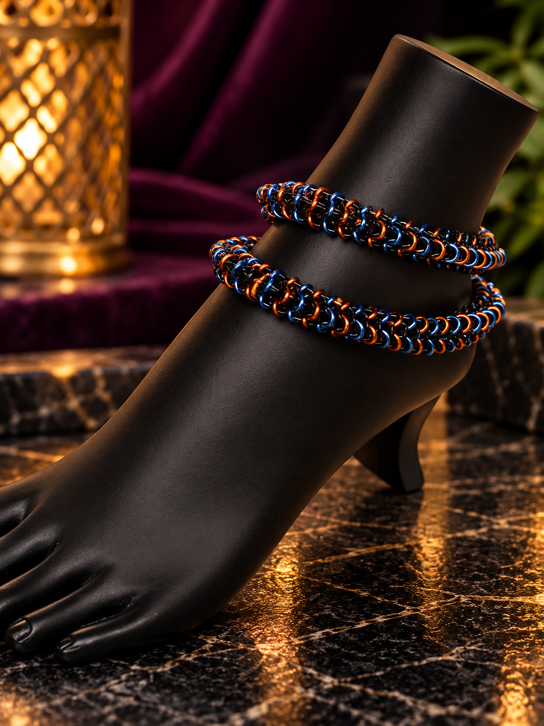 Dragonspine Weave - Anklet/Bracelet